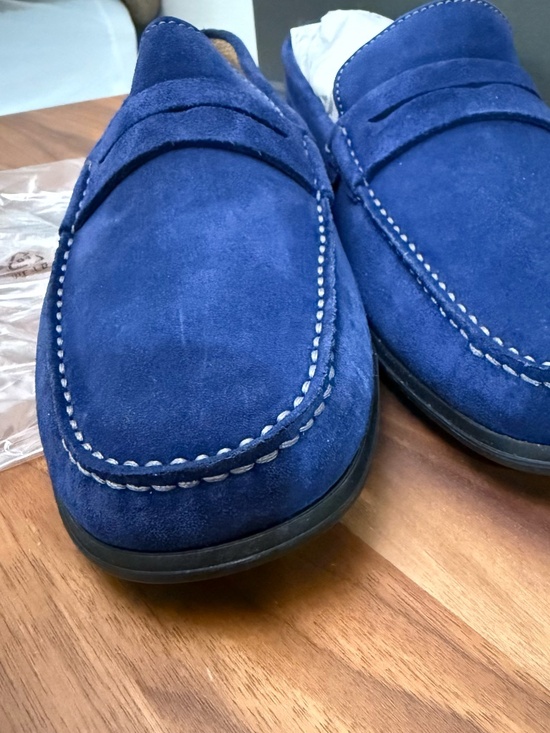 M. GEMI The Pastoso Uomo Suede Penny Driver Men\'s Loafers EU 44.5 main image 5
